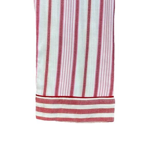 NWOT VICTORIA'S SECRET Flannel Pajama Cozy PJ Set Red Candy Cane Stripe M - Picture 9 of 15